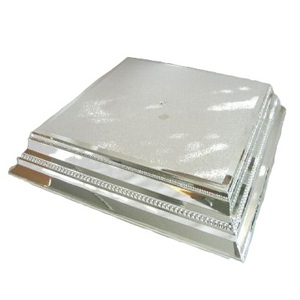 Large Selling Product Nickel Finished <b>Cake</b> <b>Server</b> Stand Use For Tableware Decoration Embossed Design Rounded Shape Good Quality - Product Image 4