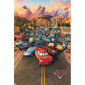 Póster de Lona con Diseño Moderno de Autos para Decoración de Pared - Product Image 3