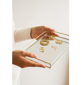 Glass Jewelry Box <b>Black</b> Color Rectangle Shape where modern design meets timeless luxury - Product Image 5