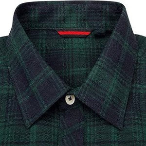 เสื้อเชิ๊ตผ้าสักหลาดสำหรับผู้ชายเสื้อเชิ๊ตผ้าสักหลาดสำหรับผู้ชายดีไซน์แบบไม่ยับ - Product Image 2