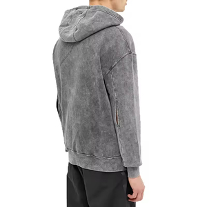 Sweat-shirts pour hommes les plus vendus, lavés à l'acide, 100% coton, imprimés, manteau d'hiver personnalisé, fabrication au Pakistan - Product Image 3