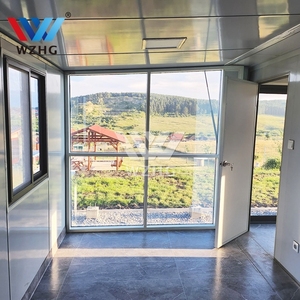 Gấp nhà <span class=keywords><strong>CONTAINER</strong></span> nhà gấp Homee 40ft có thể gập lại 2 phòng ngủ đúc sẵn cabin nhỏ lên 20ft - Product Image 5