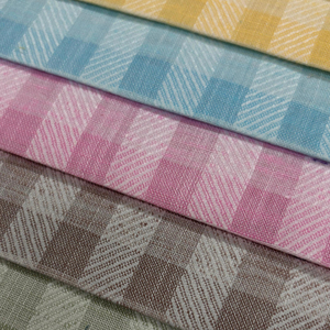 Tela de algodón polivinílico Triber Check de 58 pulgadas de alta calidad tejida de calidad de exportación para ropa de hombres y mujeres para camisas y bodas - Product Image 1