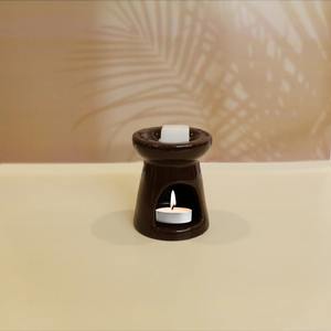 Ensemble de brûleurs à huile en céramique américaine durables et écologiques faits à la main, huiles essentielles, cire parfumée, fond, diffuseur d'encens d'aromathérapie - Product Image 2
