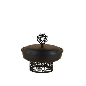 Moderno y Lujoso Plato para Dátiles Árabe, de Metal, para Fiestas y Cocina, con Tapa de Estilo de Medio Oriente y Diseño Láser - Product Image 2