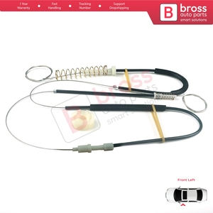 Kit de réparation de lève-vitre gauche BWR5162 pour TT MK1 8N 8N3 8N9 1998-2006 2 portes 8N0837461 - Product Image 3