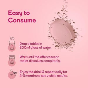 Suplemento para el Cuidado de la Salud Glowcin Radiance Enhancement, Sin Azúcar, Sabor Sandía, Niacinamida, Tabletas Efervescentes en Polvo, Seguro - Product Image 3