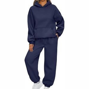 2025 Nueva ropa deportiva de Invierno para mujer, chándales con capucha al mejor precio, técnicas estampadas, patrón sólido de talla grande, peso pesado - Product Image 6
