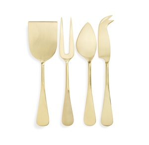 Ensemble de couverts en acier inoxydable doré de haute qualité, vaisselle pour fête, ustensiles en métal poli miroir à vendre - Product Image 1