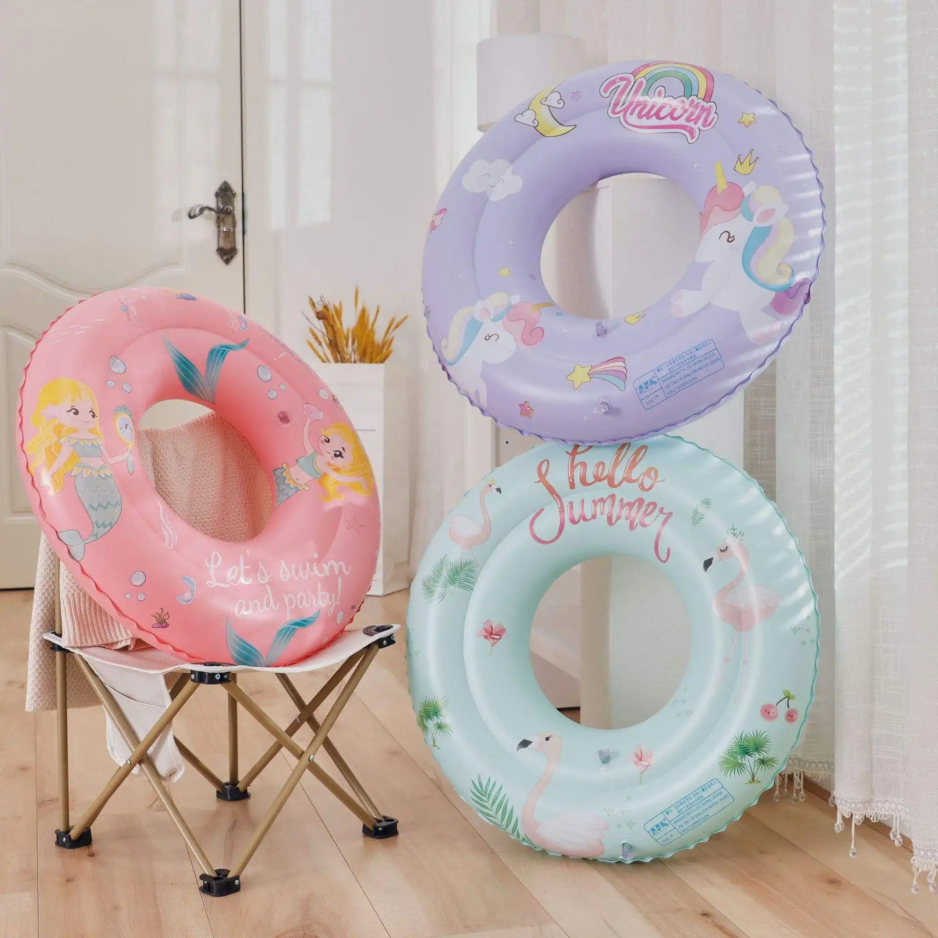 Sommer individueller Pool-Float Baby-Schwimmering aufblasbarer Donut-Pool-Float Rohr-Wasserring für Kinder