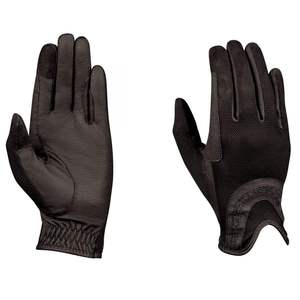 Guantes transpirables de malla con purpurina para montar en la espalda con características de secado al aire, guantes de equitación con purpurina de color personalizado - Product Image 3