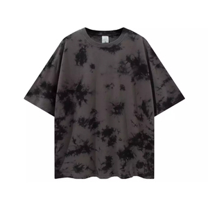 Best Acid Wash t Shirt Unisex <b>Tie</b> Dye T-shirts Plain T-shirt for Men Stylish Top Quality Bleached t Shirts - Product Image 5