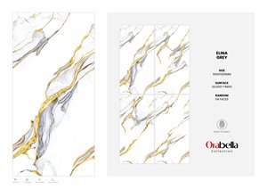 Carreaux en porcelaine brillante sans fin doré 600x1200 Grand format 24x48 Carreaux de sol et de mur polis de qualité supérieure Designs de qualité d'exportation - Product Image 6