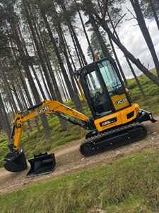 รถขุดขนาดเล็ก JCB 19C มือสองของแท้ ขายส่ง น้ำหนัก 2 ตัน กำลังเครื่องยนต์ 120 กิโลวัตต์ รับประกัน 2 ปี กำลังขุดสูง - Product Image 2