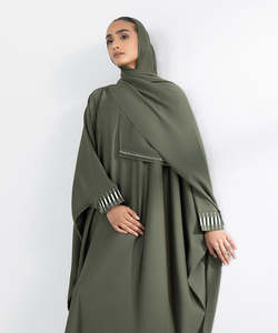 Nuevo estilo señoras Abaya profesional de alta calidad fabricante ropa islámica secado rápido transpirable musulmán manga larga Abaya - Product Image 6