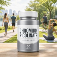 Comprimés de picolinate de chrome pour le métabolisme du glucose et le soutien métabolique |   Complément alimentaire en vrac OEM ODM à marque privée