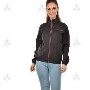 Chaqueta Cortavientos con Capucha para Mujer, Talla Grande, Invierno 2025, Último Modelo en Venta, Manga Larga, Transpirable, de Nailon, con Bolsillo Interior con Cremallera - Product Image 2