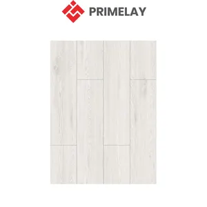 Premium Quality High-density Plastic Indoor Vinyl Flooring Accessories White Wash SPC Flooring Plank from Malaysia