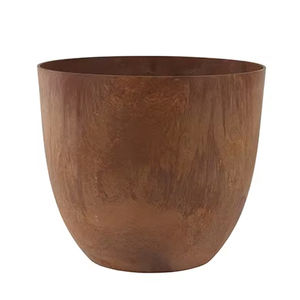 Pot de fleur en fer de forme ronde pour la maison balcon et jardin Pot de fleur jardin Patio intérieur extérieur fait à la main en vrac produit - Product Image 1
