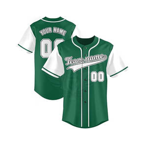 Maillot de baseball simple personnalisé Design personnalisé hommes Maillot de baseball vierge Maillots de baseball en gros - Product Image 1