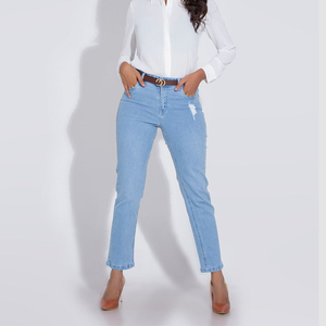 Đa Năng Phụ Nữ Denim Jeans Trọng Lượng Nhẹ Và Thoáng Khí Phong Cách Độc Đáo Thích Hợp Cho Các Bên Mua Sắm Hoặc Buổi Tối Trang Phục Giản Dị - Product Image 3