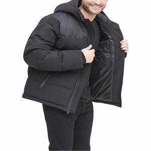 Chaqueta Acolchada Informal a Cuadros Personalizada para Hombre con Cierre y Relleno de Poliéster de Alta Calidad, Subida por Dress Sports - Product Image 5