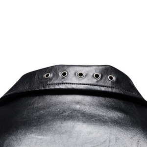 Veste en cuir pour hommes Veste en cuir imperméable et respirante de qualité supérieure à bas prix Veste pour hommes de grande taille Service OEM - Product Image 5