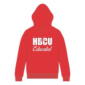 HBCU Educado Rojo DST Sudadera con capucha Chenille Bordado Greek Sorority Delta Divine Nine Collegiate Fashion Hoodie - Product Image 2