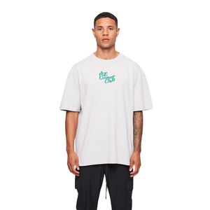 T-shirts pour hommes en polyester/coton respirant à séchage rapide, coupe classique, avec logo personnalisé imprimé, vente en gros pour le fitness - Product Image 1