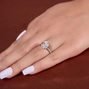 <b>Cushion</b> Cut Moissanite Diamond Engagement <b>Ring</b> Elongated <b>Cushion</b> <b>Ring</b> Customized Jewelry Faceted Jewelry <b>Wedding</b> Gift for Her - Product Image 6