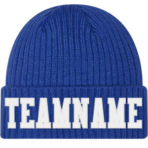 100% pur cachemire plaine tricot laine à revers hiver bonnet chapeaux avec Logo personnalisé - Product Image 1