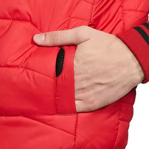 Vente en gros 100% Veste bouffante coupe-vent décontractée de haute qualité pour hommes, tissu en toile, fermeture à glissière, veste bouffante pour hommes - Product Image 6