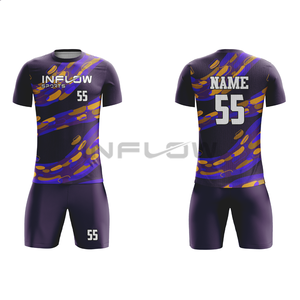 Uniformes de Fútbol para Hombre y Mujer, Traje de Equipo de Fútbol, Camiseta para Entrenamiento y Competición, Impresión de Nombre Personalizada para Campus - Product Image 5