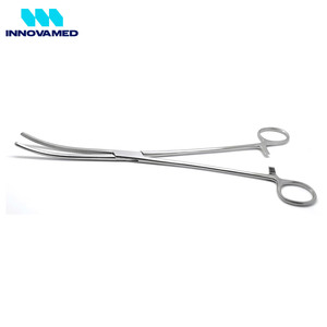 <b>Stainless</b> <b>Steel</b> Curved Forceps Surgical Instruments Best Supplier Surgical Forceps for Surgery by INNOVAMED - Product Image 4