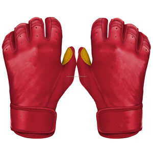 Guantes de bateo de béisbol con puño corto, estilo profesional, para entrenamiento de bateo, LBBSC-0036 - Product Image 6