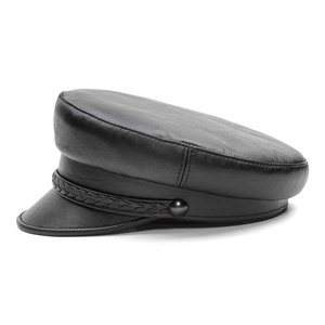 หมวก Chauffeur แบบ unisex สีกรมท่า/สีกากี ปักโลโก้ สายปรับได้ ผ้าฝ้ายผสมโพลีเอสเตอร์ ใส่ได้ทุกฤดู หมวกทรงสปอร์ต ระบายอากาศได้ดี - Product Image 4