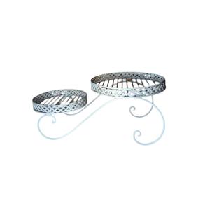 ตกแต่งเหล็กรูปหัวใจดอกไม้แขวนกับตะขอเคลือบผงสีดำเสร็จสำหรับตกแต่งบ้าน - Product Image 4