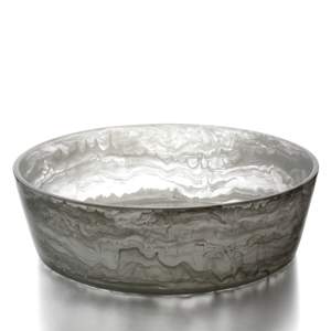 Cuenco de resina marrón marmoleado Tazón de resina en línea al mejor precio Tamaño de producto personalizado Hecho en India - Product Image 1