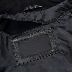 Veste en cuir de laine rétro élégante-durable, chaude et idéale pour les vêtements décontractés et la mode classique - Product Image 5