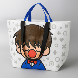 Caja de tela tejida de PP personalizada, bolsa de compras, duradera, ecológica, a prueba de humedad, nuevo diseño - Product Image 3