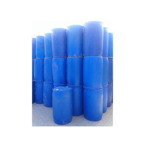 ถังพลาสติก HDPE แบบเปิดฝา สีน้ำเงิน ขนาด 55 แกลลอน พร้อมห่วงเหล็ก ขายส่ง - Product Image 1