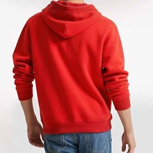 เสื้อฮู้ดผู้ชายแบบลำลอง สีพื้น ผ้าฝ้ายฟลีซ 100% ระบายอากาศได้ดี ถักทอ พร้อมบริการออกแบบโลโก้ตามสั่ง โพสต์โดย Dress Sports - Product Image 5