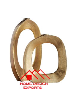 Vaisselle Vase à fleurs Hôtel Ware Usage Aluminium Coulé Personnalisé Meilleur vendeur Hallow Vase d Abstrait Flower Vase Top Quality - Product Image 1