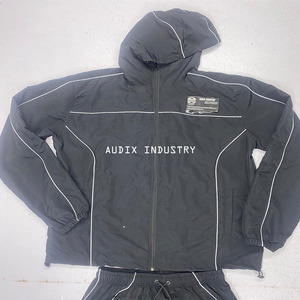 Conjunto de Jogger reflectante de 3m, cortavientos informal, Conjunto de jogging en blanco, chándal ligero, diseño deportivo, chándal de nailon para hombres - Product Image 3