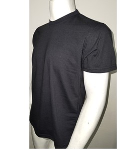 Camiseta de manga corta extragrande para hombre del fabricante, Camiseta lisa de algodón polivinílico con logotipo personalizado impreso Digital cuello redondo Puff Letter - Product Image 3