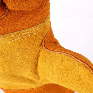 High-temperature-resistant With <b>Fire</b>-resistant Line Premium Cowhide Welding Gloves - Product Image 6