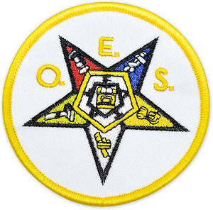 2025 Ordre de l'étoile de l'Est rond brodé maçonnique Patch maçonnique Regalia Badges OEM ODM entretenu personnalisé - Product Image 6