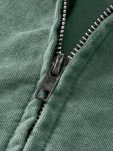 Custom Made 100% algodón Heavyweight Vintage Zip up Acid Wash Pullover Hoodies Custom Distressed Logo Sudaderas transpirables para hombres - Product Image 4