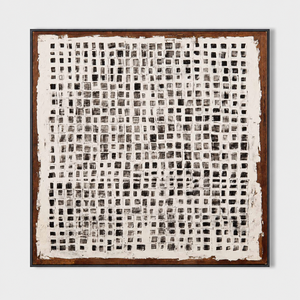 Hand Painted Abstract <b>Canvas</b> Artwork Contemporary Style Wood <b>Frame</b> Indoor Decor - Product Image 6