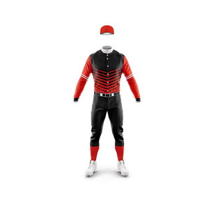 Camisetas de béisbol con logotipo bordado por sublimación de uniforme de béisbol personalizado de alta calidad - Product Image 2